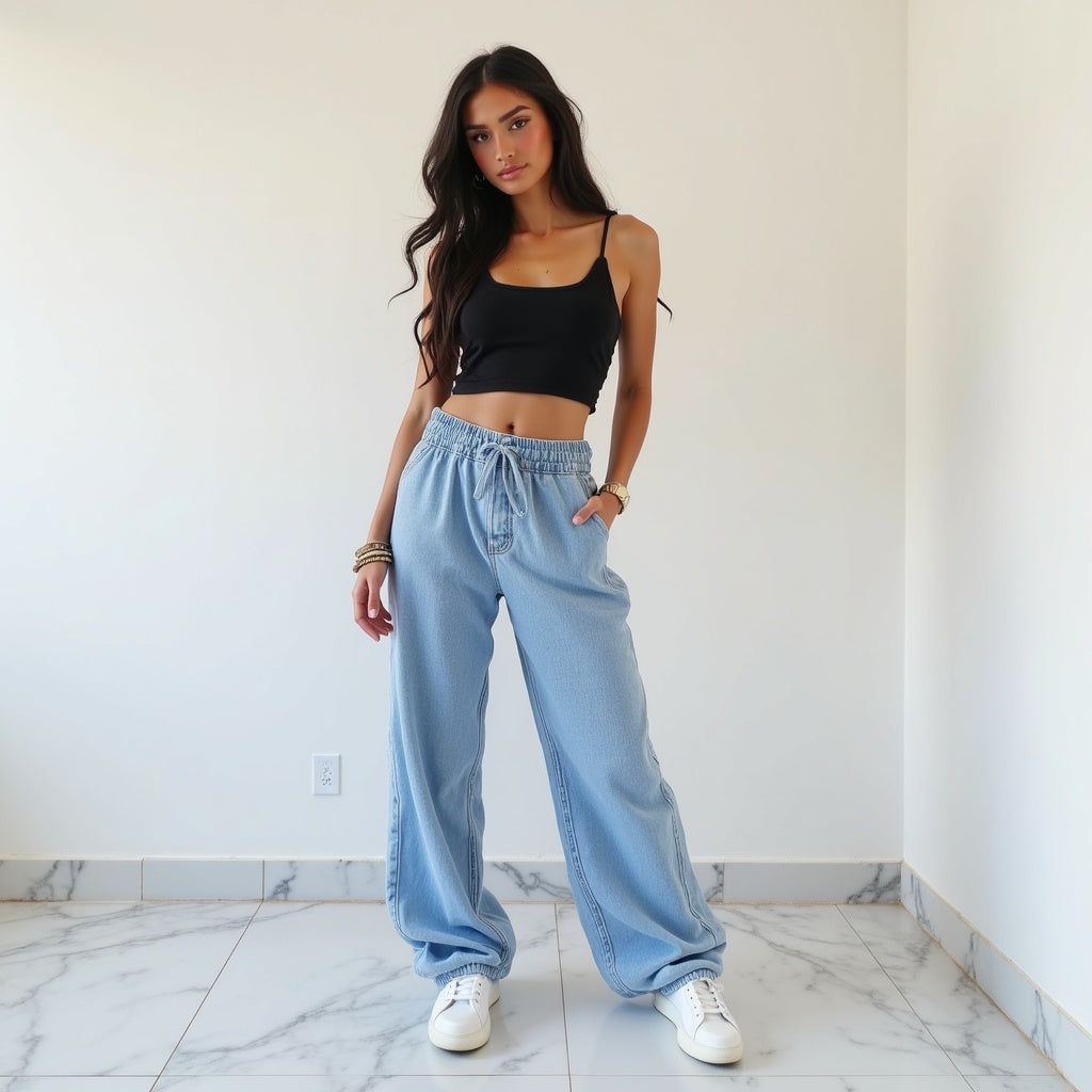 Jogger-Style Jeans